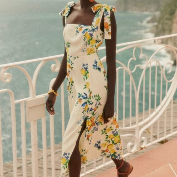 Sézane x Momoni NWT Dorotha Dress in Vicence Size 42/US 10 - Picture 3 of 8